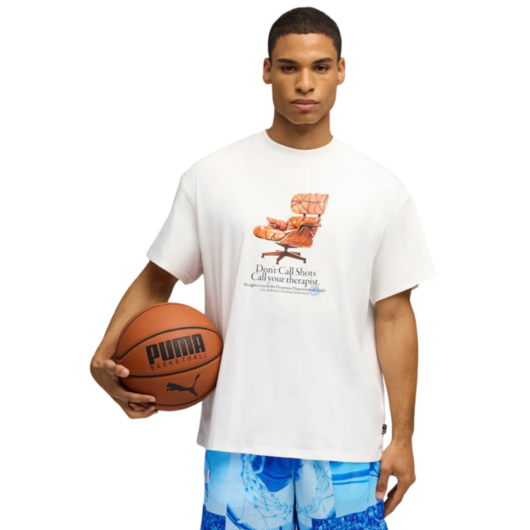 Añadir a la cesta Puma Basketball Hooptopian Health Tee "White" Puma Basketball Hooptopian Health Tee "White"
