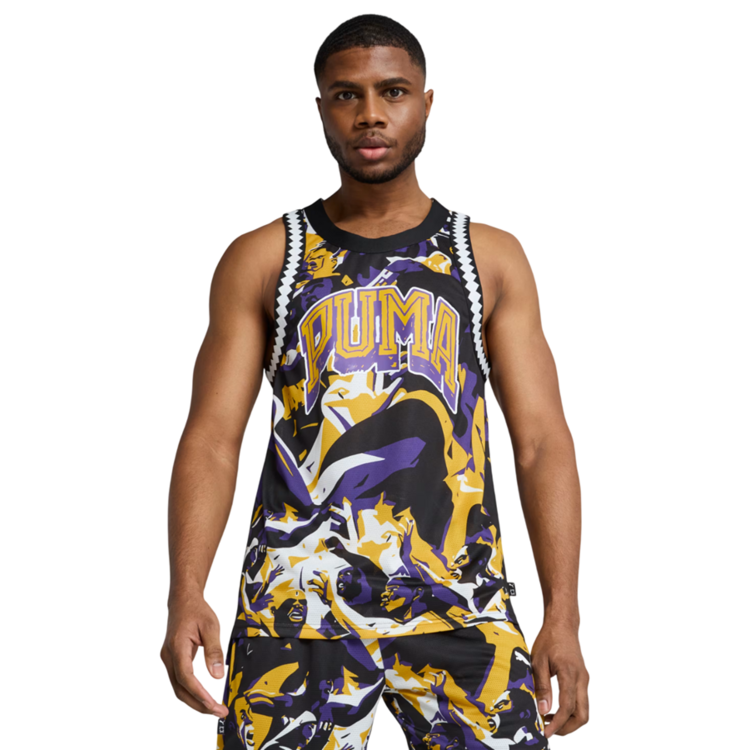 Puma Basketball Rival Rage AOP Mesh Tank "Team Volet-AOP"