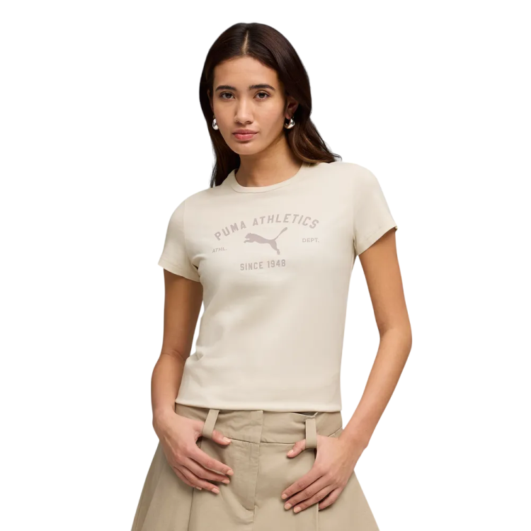 Camiseta Mujer PUMA CLASS Graphic "Alpine Snow"
