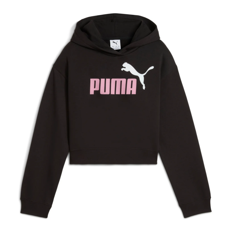 Puma ESS 2 COLOR Logo Hoodie "Black-Poised Pink"