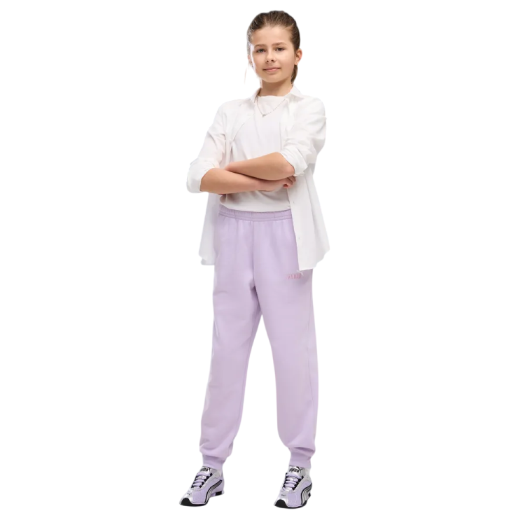 Pantalón Puma ESS 2 COLOR Small No. 1 Logo FL G "Light Lavender"