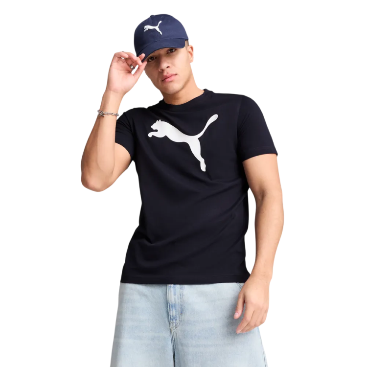 Camiseta hombre Puma ESS Big Logo "New Navy"