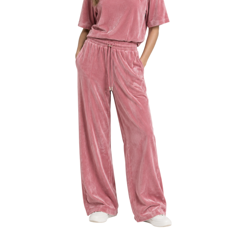 Pantalón recto Puma ESS ELEVATED Comfort Velour  "Dusky Rosewood"