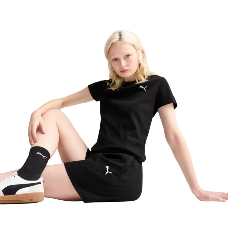 Añadir a la cesta Puma ESS ELEVATED Rib Tee "Black" Puma ESS ELEVATED Rib Tee "Black"