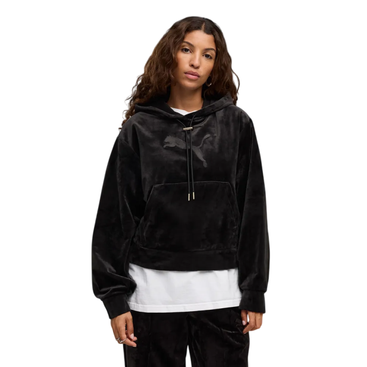 Sudadera Puma ESS ELEVATED Standard Velour "Black"