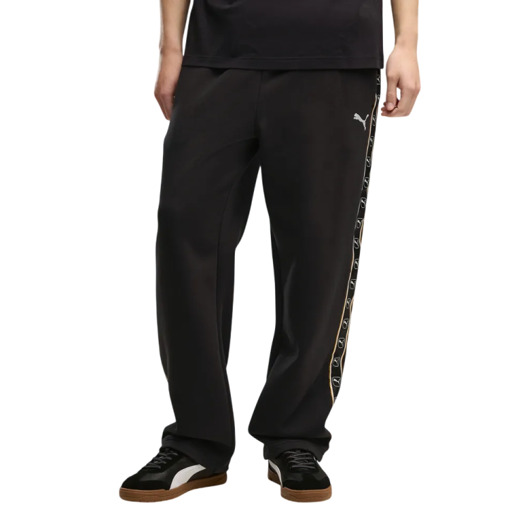 Pantalón Puma ESS ELEVATED TAPE Relaxed FL op "Black"