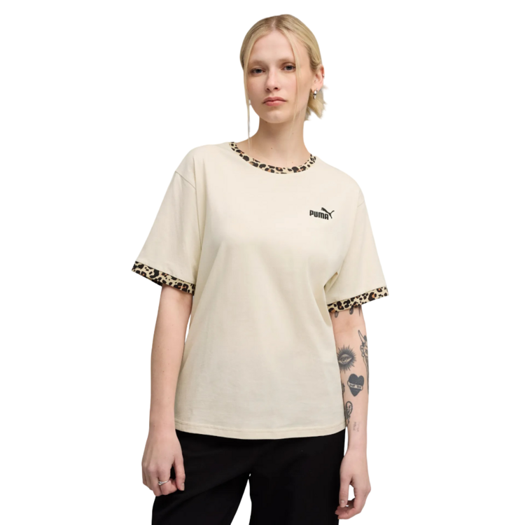 Puma ESS GRAPHIC Animal Relaxed Tee "Alpine Snow"
