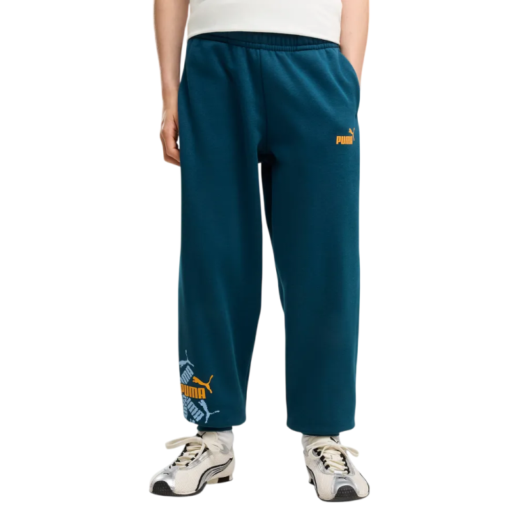 Pantalón Puma ESS LOGO LAB Brand FL B "Midnight Petrol"