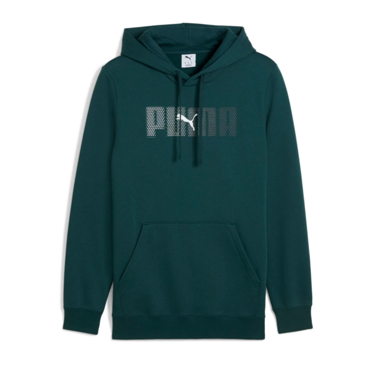 Puma ESS LOGO LAB Hoodie FL "Green Terrain"