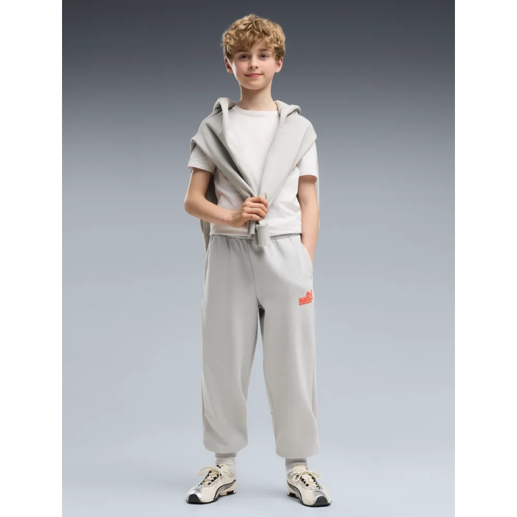 Pantalón Puma ESS LOGO LAB Relaxed  FL B "Gray Echo"