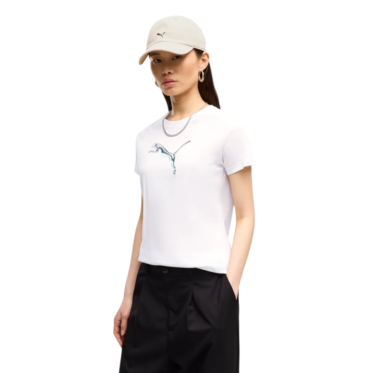 Camiseta Puma ESS LOGO LAB  "White"