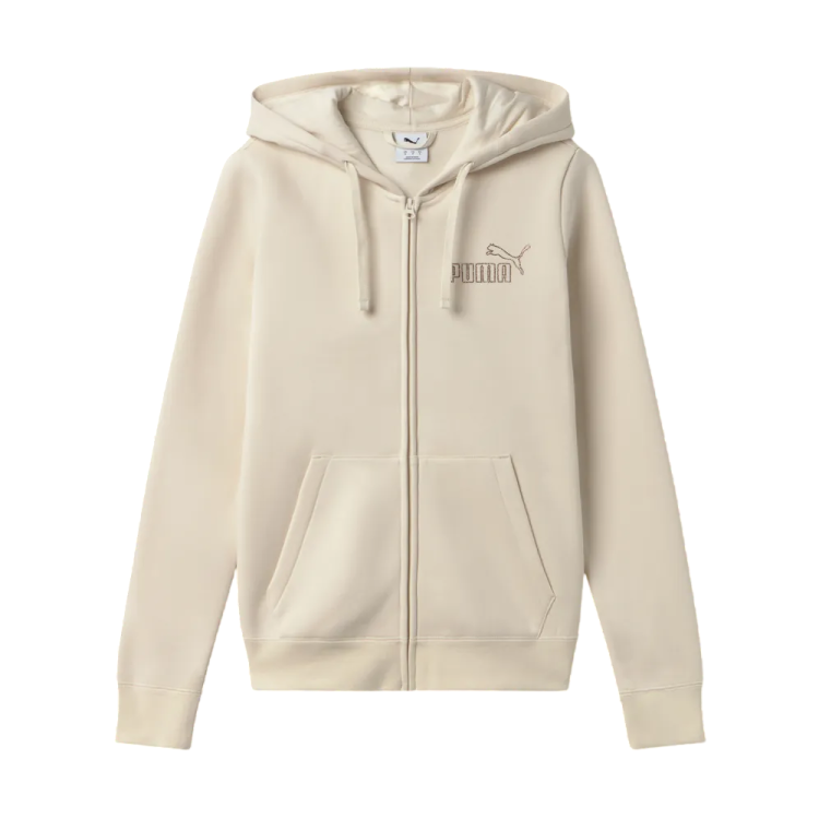Sudadera Puma ESS+ RHINESTONE FZ  FL​ "Alpine Snow"