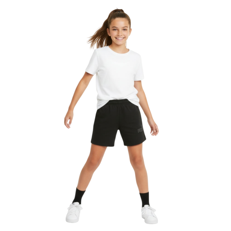 Pantalòn Corto Puma ESS Rhinestone TR G "Black"
