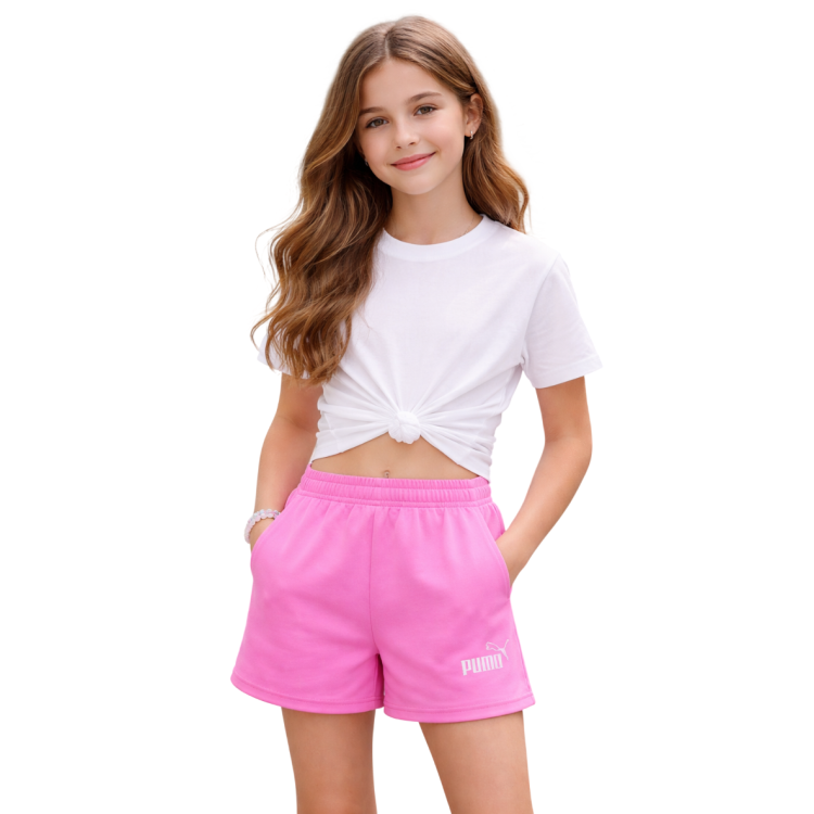 Pantalón corto Puma ESS Rhinestone TR G "Mauve Pop"