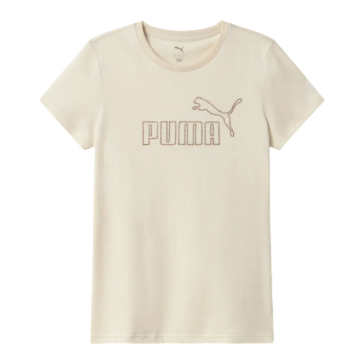Camiseta Puma ESS+ RHINESTONE "Alpine Snow"