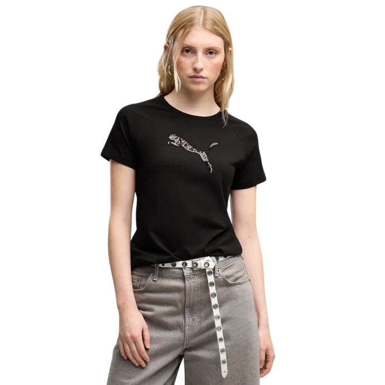 Camisetas Puma ESS SEQUINS Tee "Black"