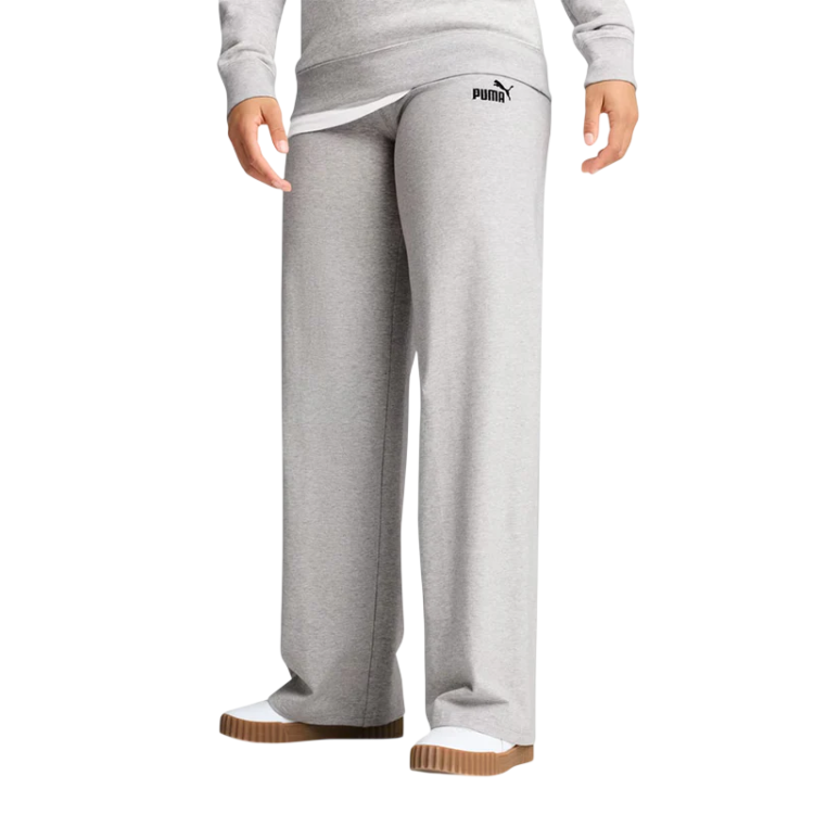 Mallas Recta Puma ESS Small No. 1 Logo High-Waist"Grey"