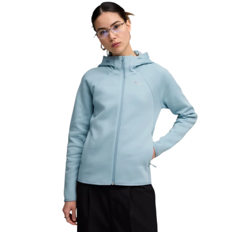 Sudadera Puma EVOSTRIPE Full-Zip DK "Seafoam"