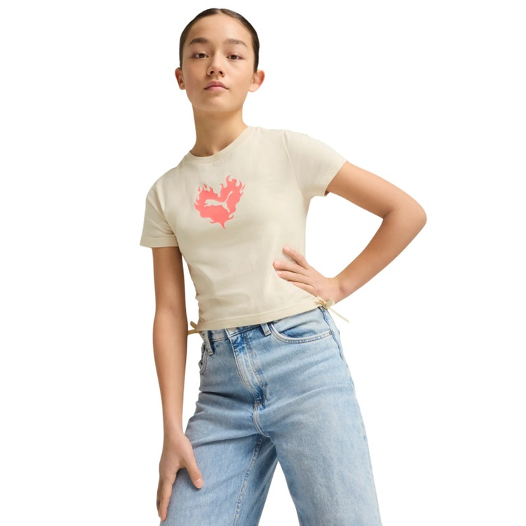 Añadir a la cesta Puma FLAMING LOVE Knotted Tee G "Alpine Snow" Puma FLAMING LOVE Knotted Tee G "Alpine Snow"
