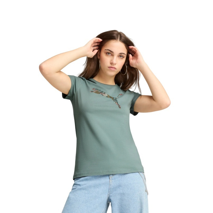 Añadir a la cesta Puma GRAPHICS Floral Cat Logo Tee "Green Moon" Puma GRAPHICS Floral Cat Logo Tee "Green Moon"