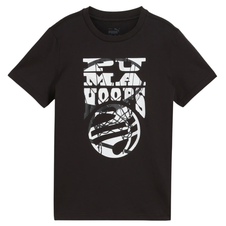 Camiseta Niño/Niña Puma Junior Basketball Blueprint "Black"