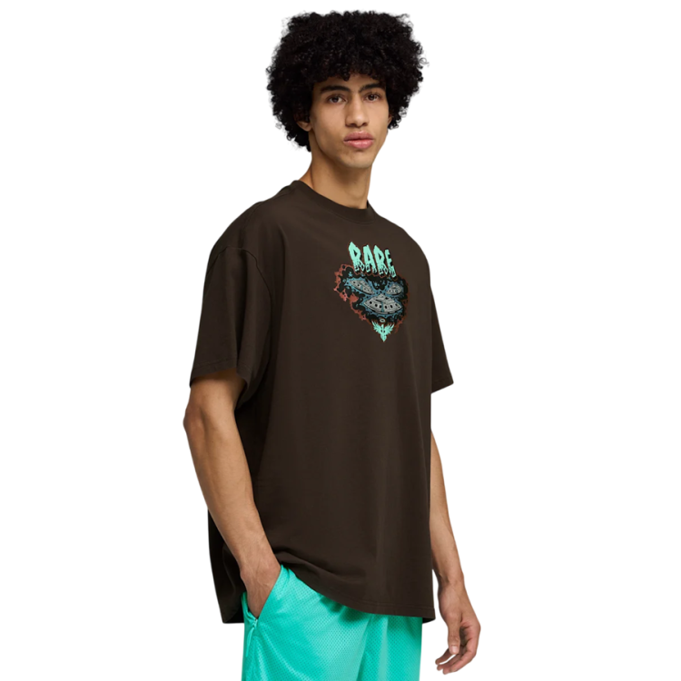 Camiseta Oversize Puma Lamelo X Melo World "Crystal Black"