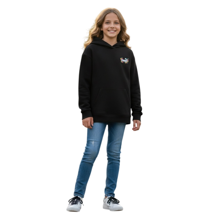 Sudadera Niña Puma MID90s Flower  "Black"