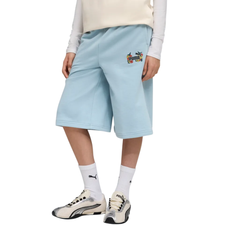 Pantalòn Corto Niña Puma MID90s Relaxed TR G "Seafoam"