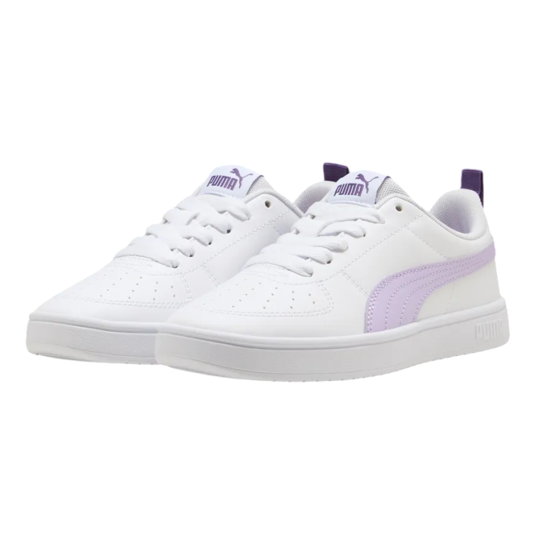 Zapatillas Junior Puma Rickie Jr. "White-Light Lavender-Plum Purple"