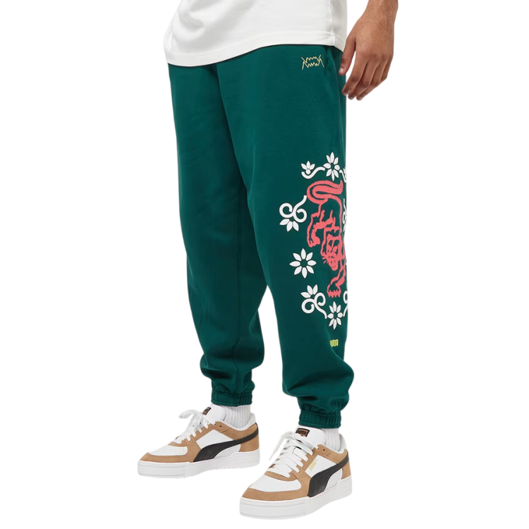 Puma Basketball Run it Back Pant 2 "Varsity Green