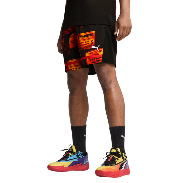 Puma Scoot Caution All Jaws Short "Black-AOP"