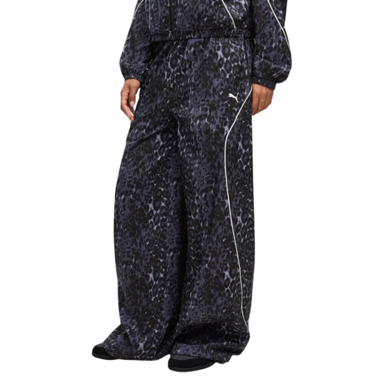 Pantalón Mujer PUMA SPORT ANIMAL Relaxed AOP Wide Leg Wov "Inky Depths"