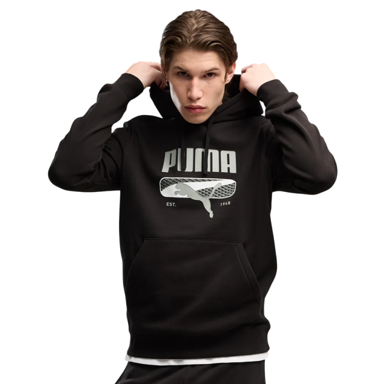 Sudadera PUMA SPORT Logo Play FL "Black"