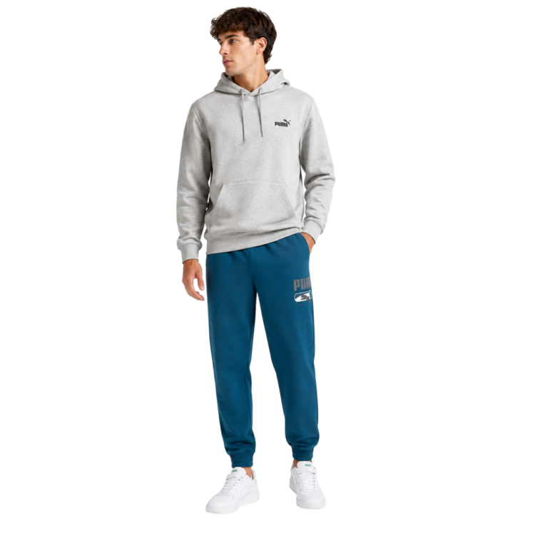 Pantalón PUMA SPORT Logo Play FL cl "Midnight Petrol"
