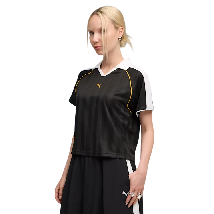 Camiseta Mujer Puma T7 Relaxed Football "Black"