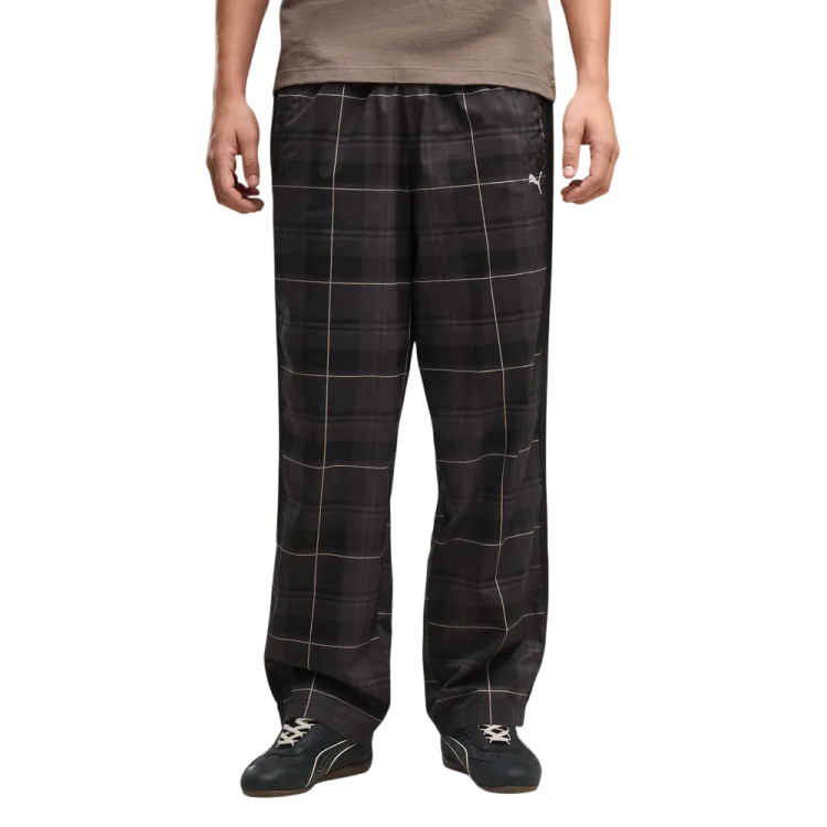 Pantalón deportivo  Puma T7 Relaxed Tartan "Black"