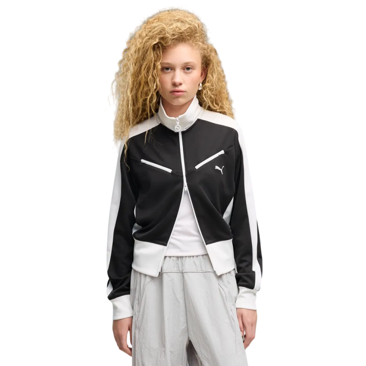 Chaqueta Puma T7 Retro Track "Black-White"