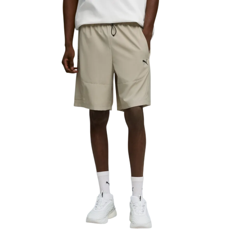 Pantalòn Corto Cargo Puma PUMATECH Woven "Pebble Gray"