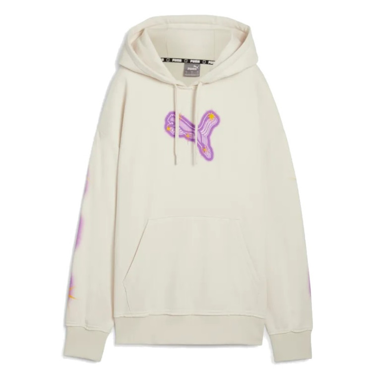 Sudadera Puma Womans Basketball Art-Hitect Sparkle OS "Alpine Snow"
