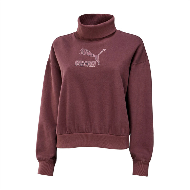 PUMA x AITANA Cropped Turtleneck Sweatshirt