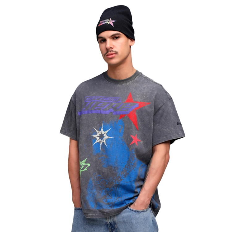 Camiseta Puma X LaMelo Star Vision Graphic Tee "Dusky Gray"