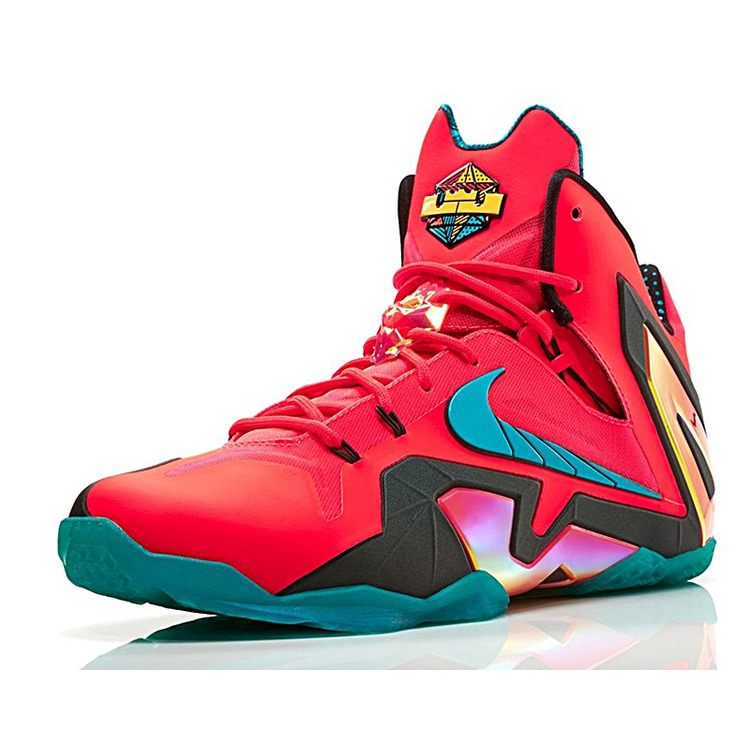 Lebron XI Elite "Superhero" (600/lasercrimson/turbogreen/negro)