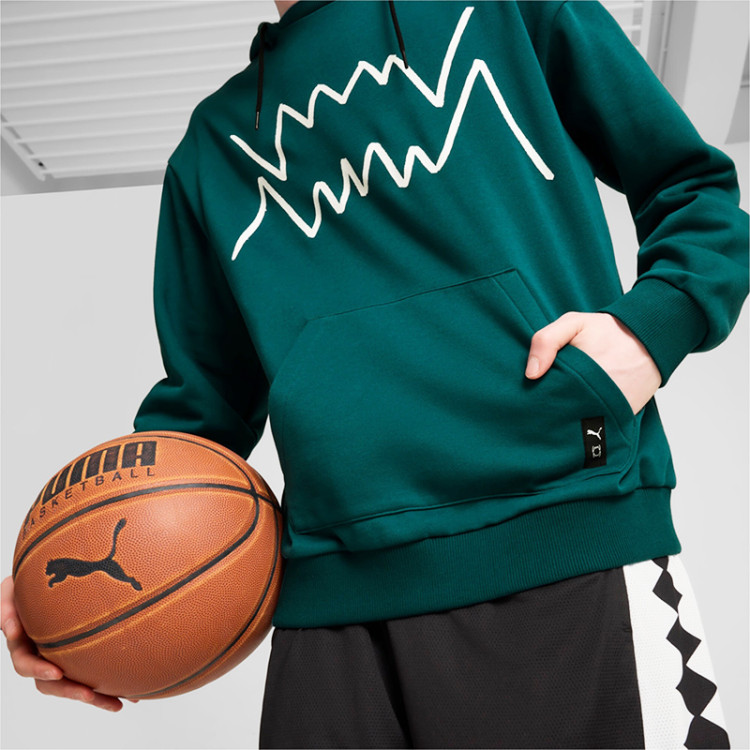 Sudadera Capucha Basket Puma Jaws Core 2.0 "Cold Green"