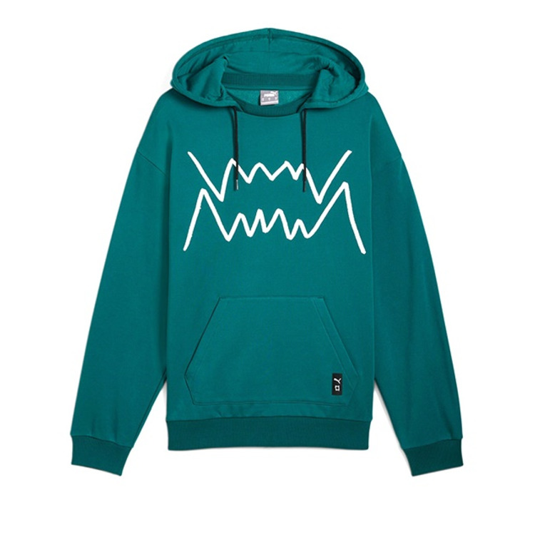 Sudadera Capucha Basket Puma Jaws Core 2.0 "Cold Green"