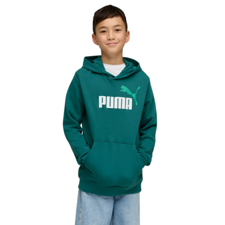 Sudadera Puma ESS 2 COLOR Logo "Emerald Ice"