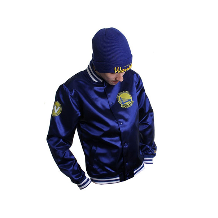 New Era Tip Off Sateen Bomber Golden State Warriors