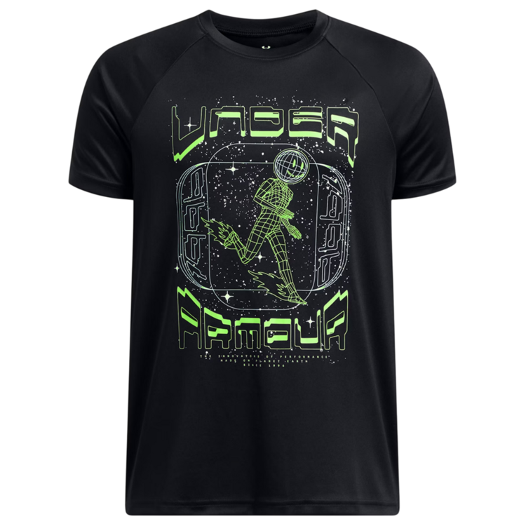 Añadir a la cesta UA Boys' Tech™ Game Day Short Sleeve Tee "Black-Cyber Green" UA Boys' Tech™ Game Day Short Sleeve Tee "Black-Cyber Green"