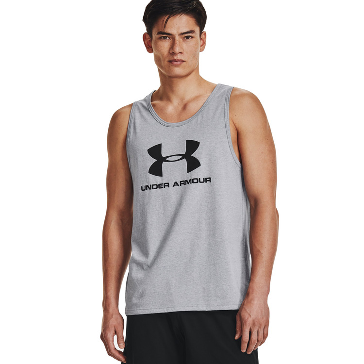 Añadir a la cesta UA Men's Sportstyle Logo Tank "Gray" UA Men's Sportstyle Logo Tank "Gray"