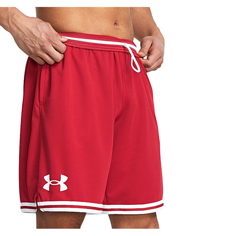 UA Men´s Perimeter de 25cm Shorts "Red White"