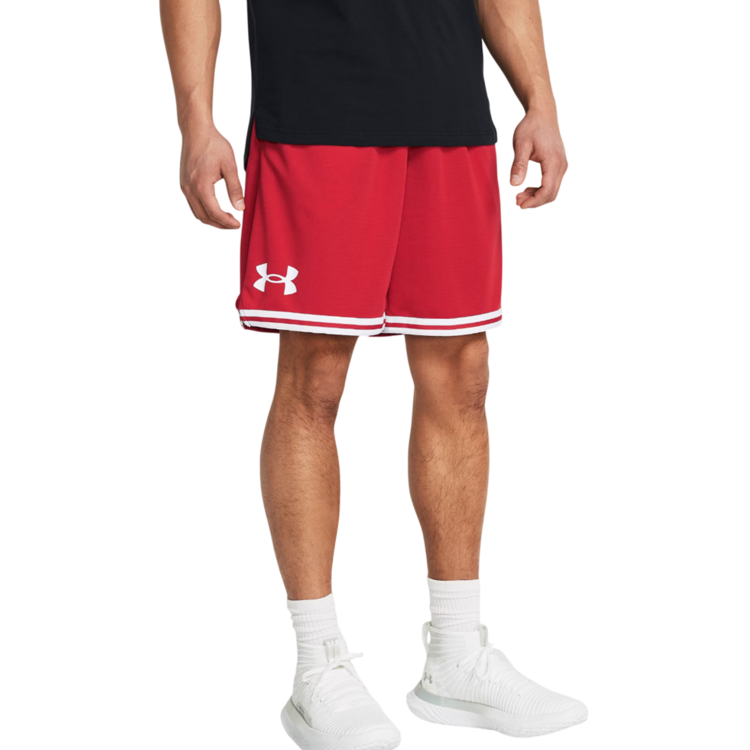 UA Men´s Perimeter de 25cm Shorts "Red White"